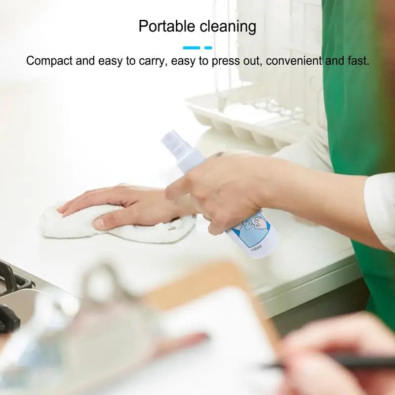 Dry Eraser Board Cleaner 100ml Whiteboard Cleaner Dry Erasing Low Odor Cleaning Spray Safely Board Eraser Multi-Purpose