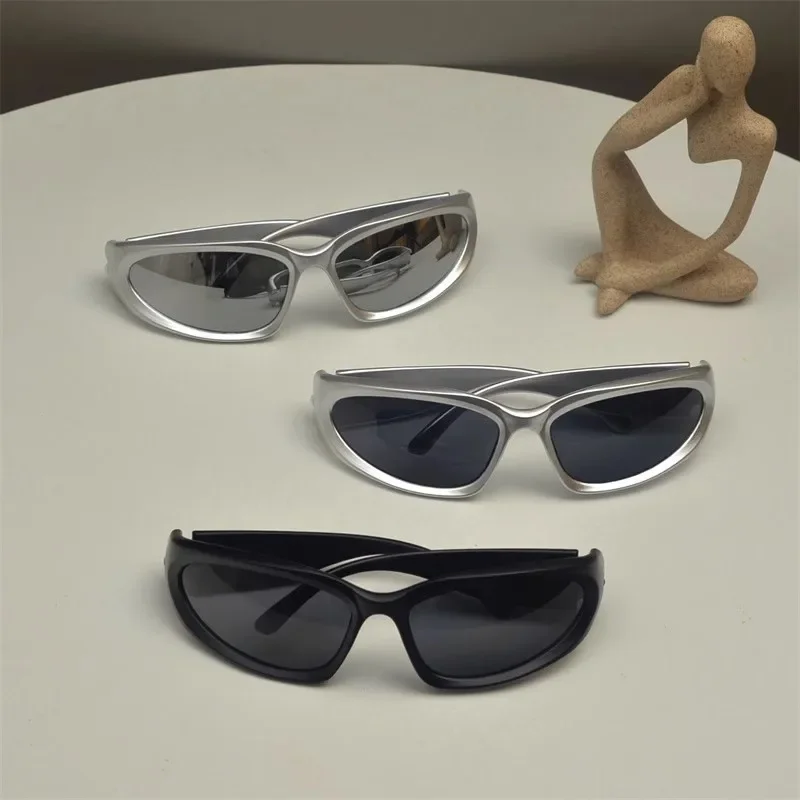 Okulary Y2k Klasyczne Punkowe Owijane Okulary Przeciwsłoneczne Vintage Damskie Męskie Luksusowe Okulary Sportowe Modne Okulary UV400