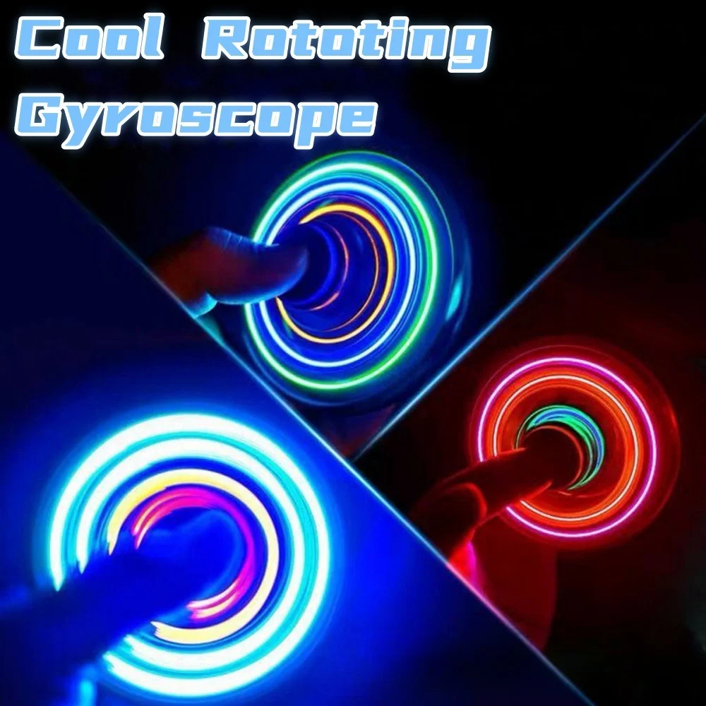 Magic Flying เฮลิคอปเตอร์ Spinner ปลายนิ้วอัพเกรดเที่ยวบิน Gyro Fly orb Hover Ball Mini Dron เครื่องบินของเล่น LED ประเภทของเล่นเด็กของขวัญ