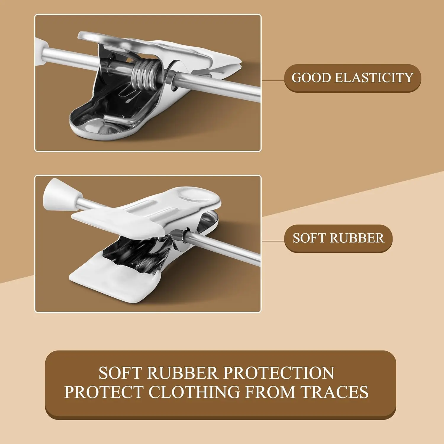 Cabides de calças com clipes 5/10 pacote cabide de saias ajustáveis para mulheres cabide de calças antiderrapantes para jeans cabides de roupas para calças