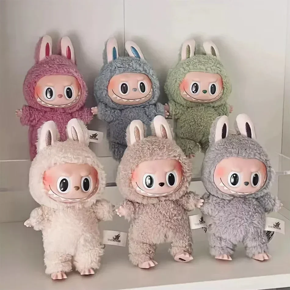 1:1 Высокое качество Kawaii Monster Labubu слепая коробка серии ПВХ Labubu Macaron кулон кукла монстр брелок подарок на день рождения и Рождество