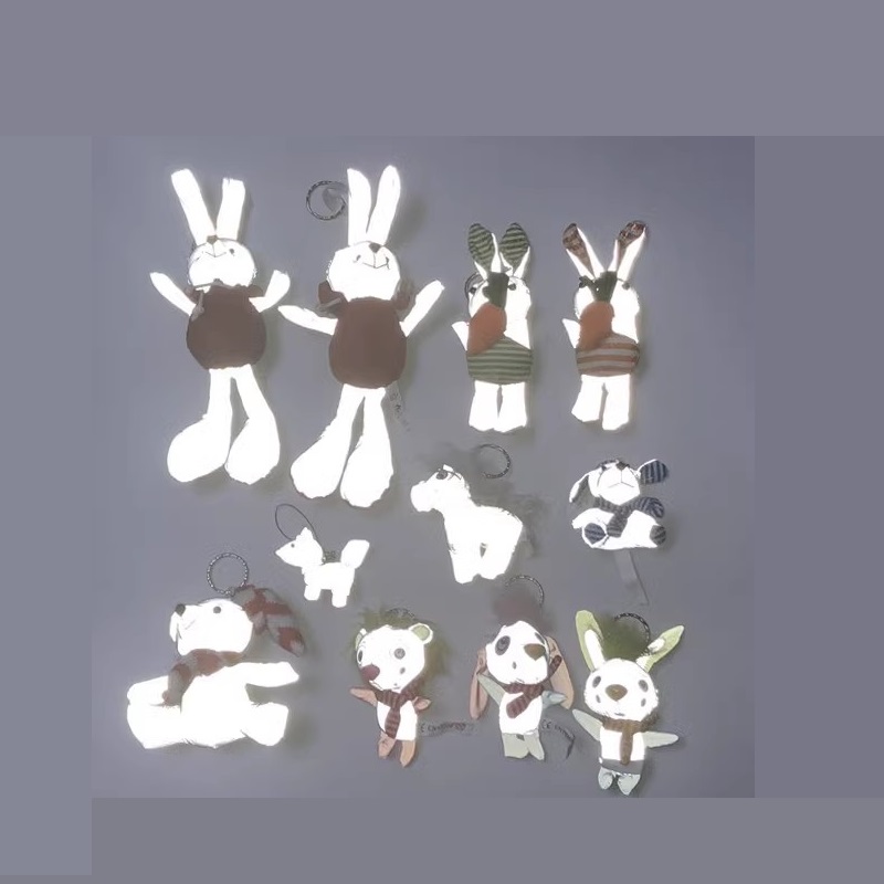 Hochglanz-Reflektor-Anhänger, Cartoon-Rucksack, Sicherheits-Verkehrsschilder, selbstschützend, reflektierend