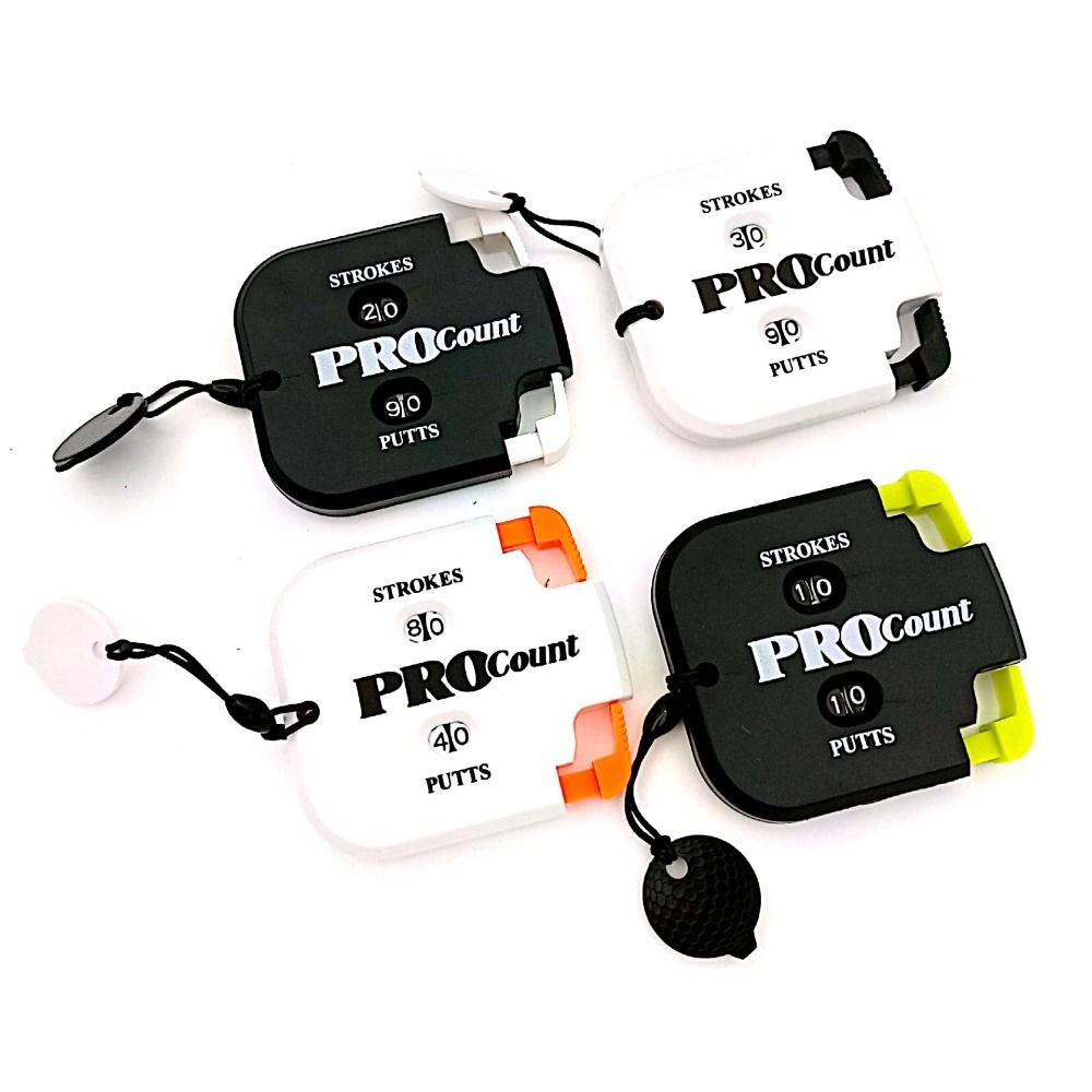 Golf Shot Count Stroke Putter, Putt Counter, Dois Dígitos, Pontuação Keeper com Chaveiro, Golf Training Aids, Acessórios de golfe