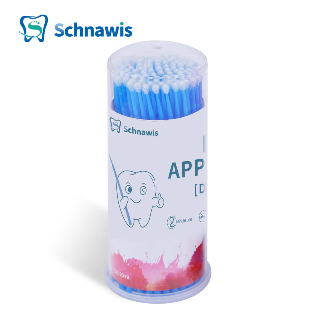 使い捨てマイクロブラシ,アプリケーター,拡張ツール,歯科用器具,デオンドリン,ボックスあたり100個