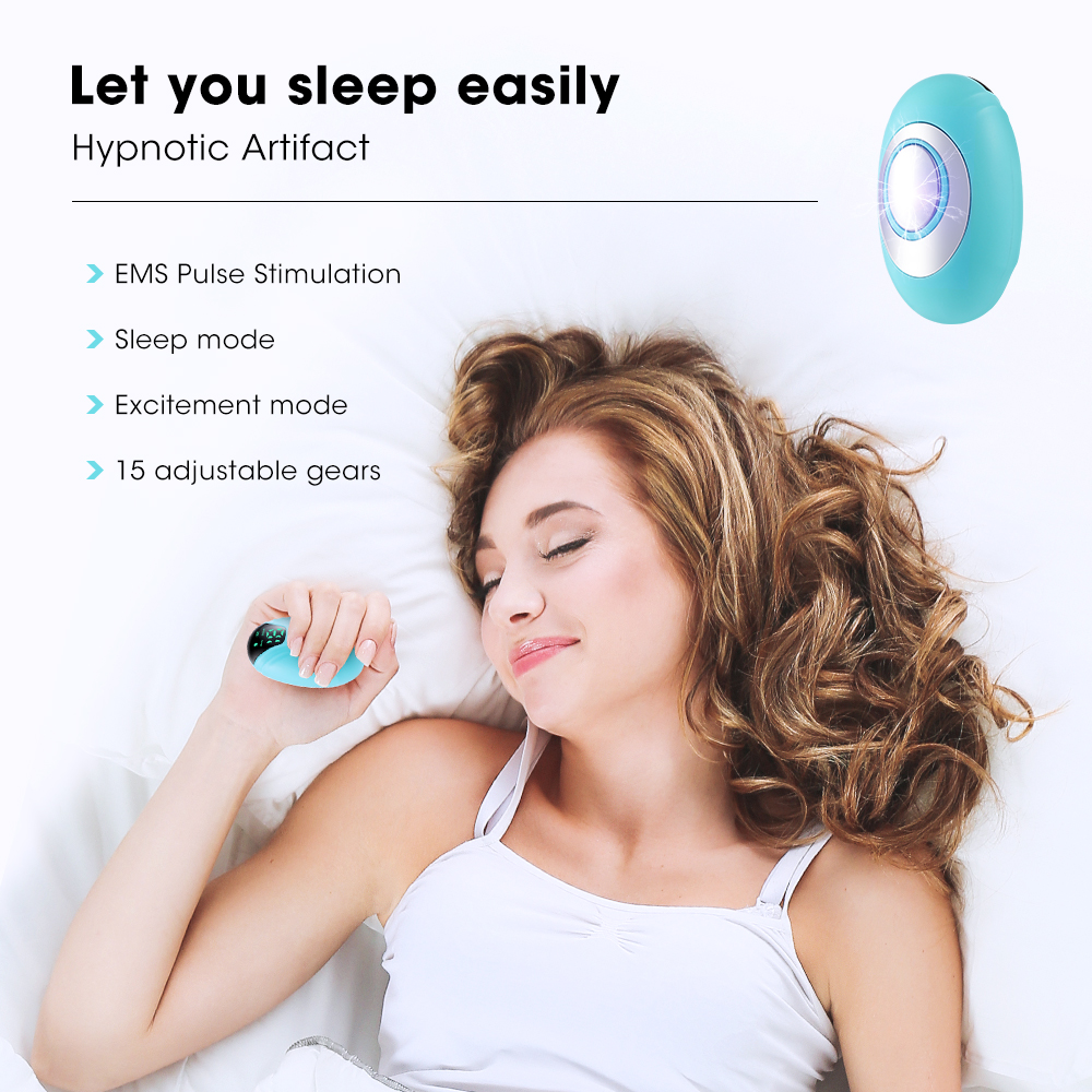 Dispositivo portatile per l'aiuto al sonno Allevia l'insonnia Strumento Aiuta il sonno Terapia dell'ansia notturna Rilassamento Dispositivo per il sonno per alleviare la pressione