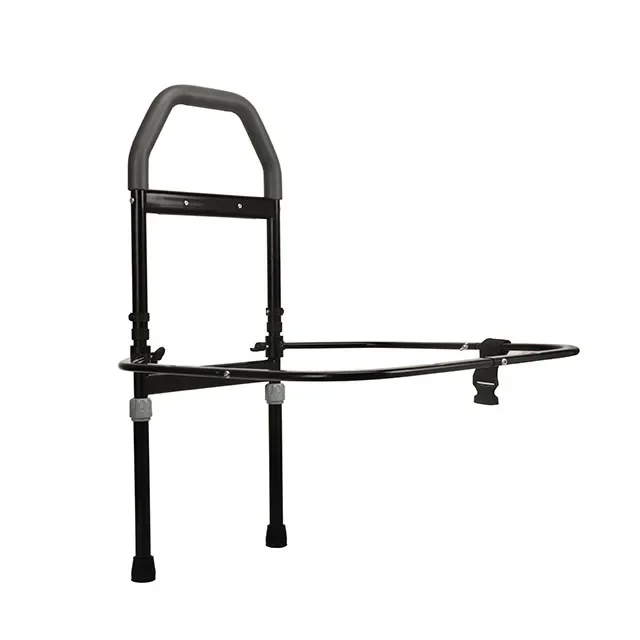 Trilho de cama com bolso e lâmpada, altura ajustável, trilho de cama, alça de assistência de segurança, corrimão de cama para idosos