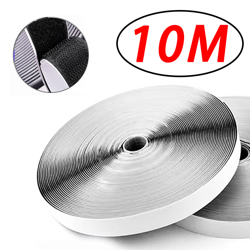 1-10M Velcros Self-Adhesive Hook And Loop Tape Fastener House Diy Magic Tap Auto Adhesive Strong Glue Stickers Sticker Strap