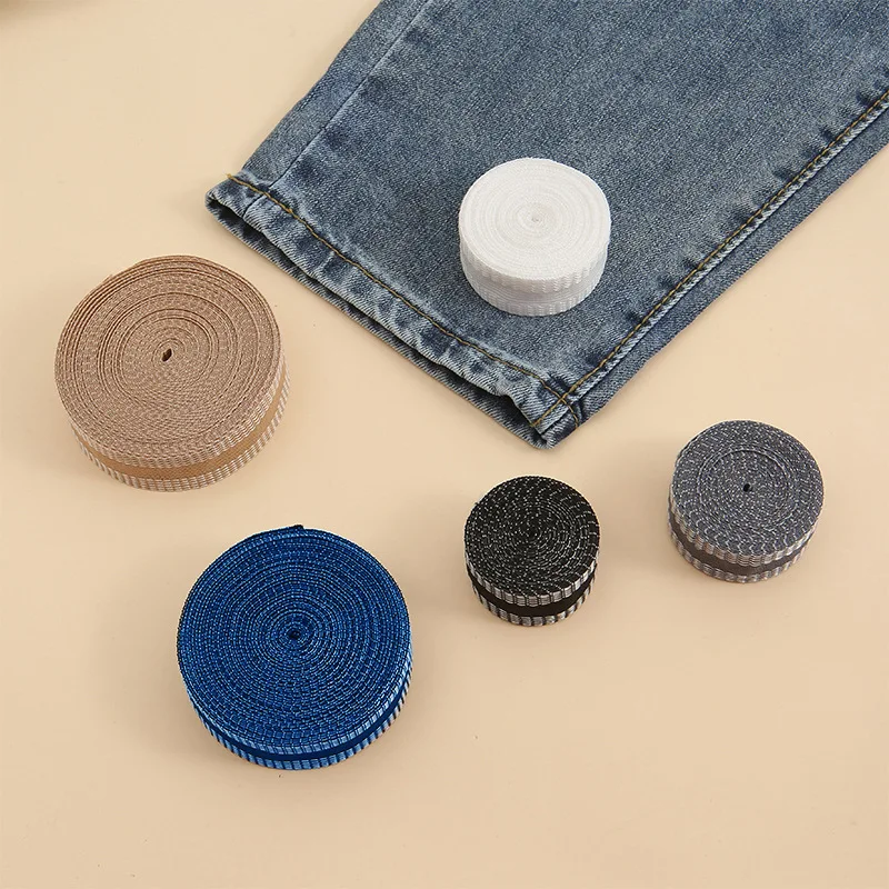 2 M-5 M Self-Adhesive กางเกงวางเหล็กบนกางเกงขอบสั้น Self-Adhesive กางเกงปากซ่อมวาง Hem เทปสําหรับกางเกงยีนส์กางเกง
