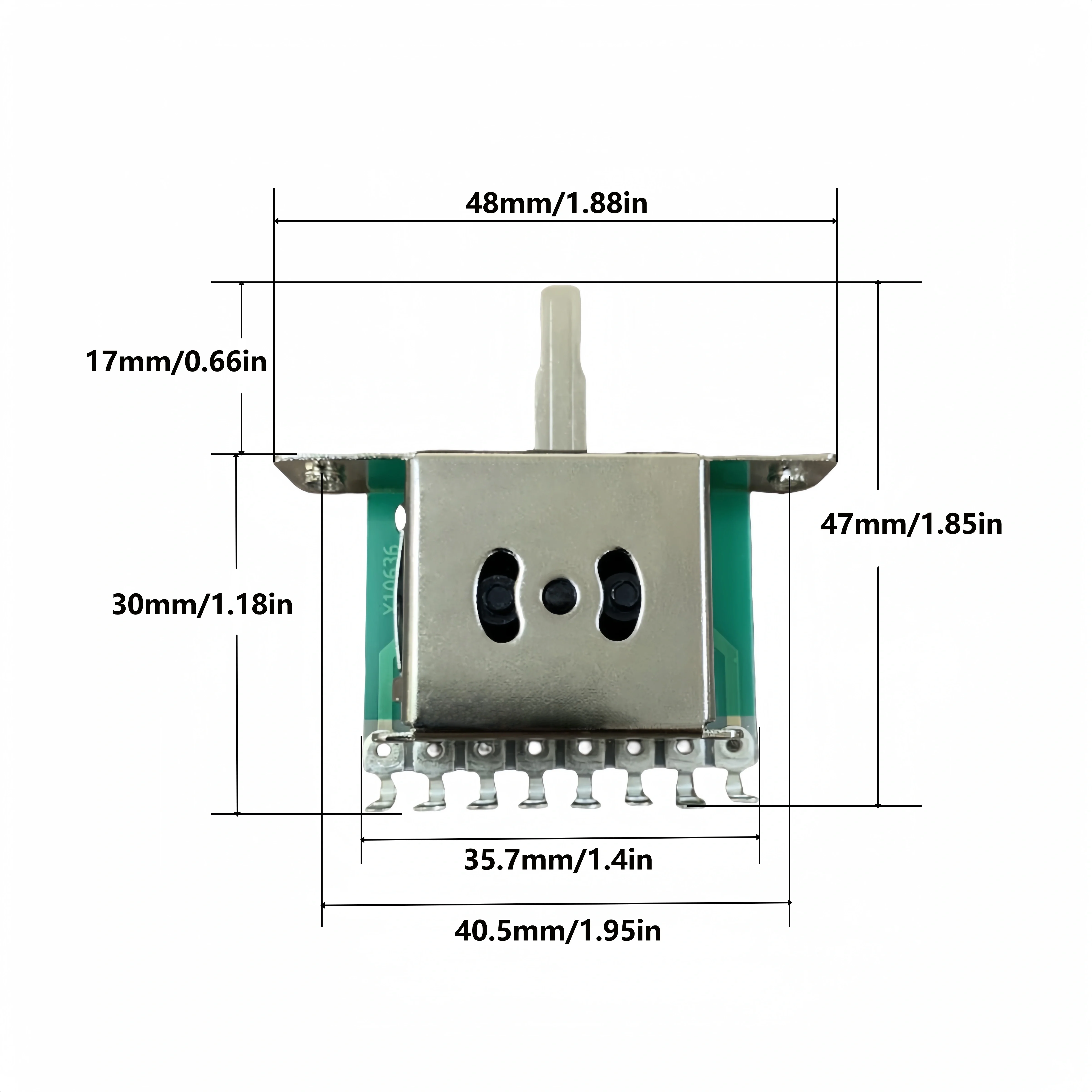 PHRILAM Electric guitar 3-gear/5-gear selector switch, guitar pickup toggle lever switch, guitar 3-way/5-way toggle switch