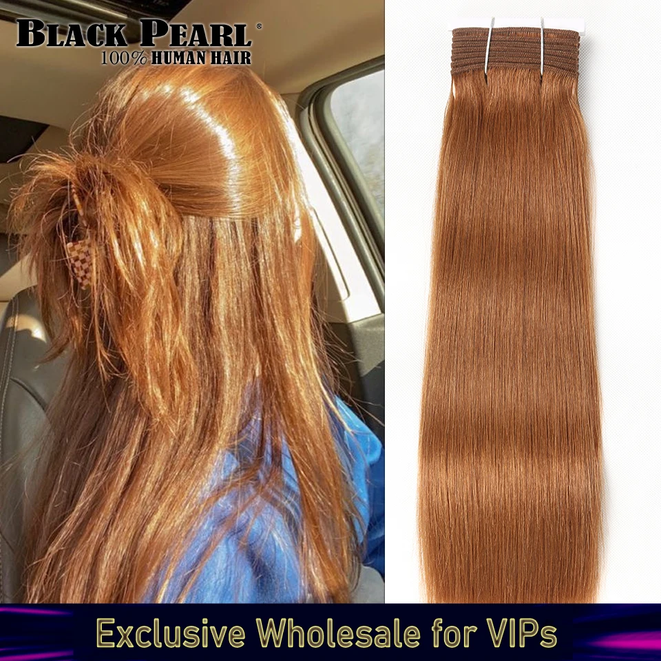 30 #   O cabelo humano reto do osso do chocolate barato loiro empacota 100% cabelo humano virgem # 4 Tecer cabelo brasileiro 1 3 pacotes
