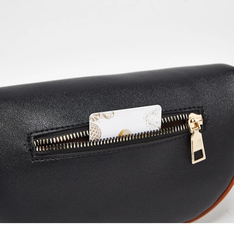 Bolsa de cintura para mulheres bolsa transversal diagonal de grande capacidade multifuncional e elegante bolsa de ombro