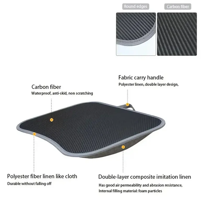 Mesa multifuncional para laptop com almofada e preenchida com partículas de espuma, mesa pequena de travesseiro, mouse pad rígido, mesas grandes para computador
