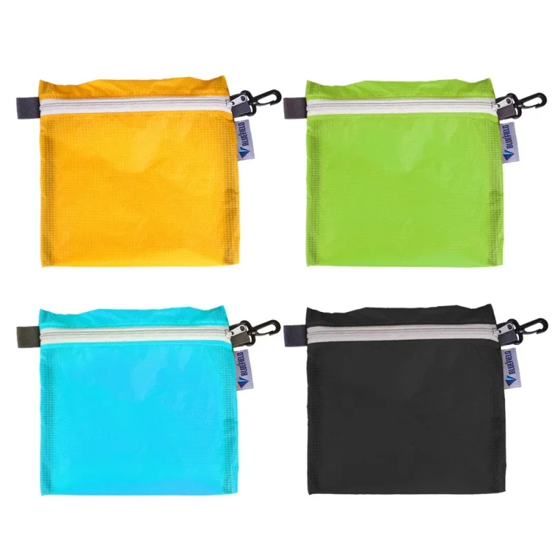 Bolsa impermeable para acampar al aire libre, senderismo, esquí, deriva, buceo con cremallera, bolsa de almacenamiento, riñonera, bolsillo de 4 colores, bolsa de natación