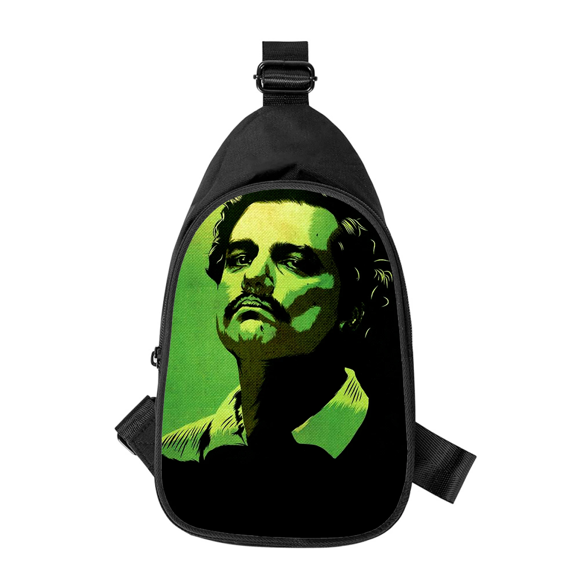 Narcos Saison 3D-Druck neue Männer Kreuz Brusttasche diagonal Frauen Umhängetasche Ehemann Schule Hüft tasche männliche Brust packung