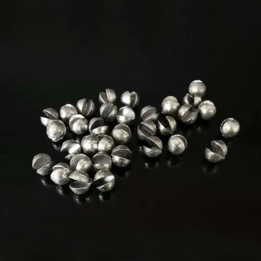 DNDYUJU 50 pz Rotondo Split Shot Pesi Da Pesca Piombo Esplosione Zavorra Da Pesca Galleggiante Peso Attrezzatura Strumento Accessori Per la Pesca