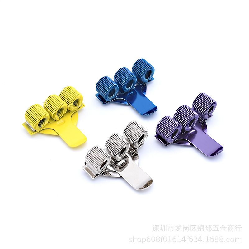 Portalápices de resorte de Metal con orificio único/doble/Triple, con Clip de bolsillo, portalápices uniforme para médicos y enfermeras, suministros escolares y de oficina, 1 Uds.
