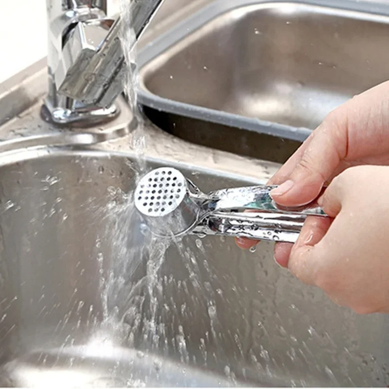 Espremedor de alho de aço inoxidável, prensa manual, ferramenta de moagem, acessórios de cozinha, utensílios e acessórios