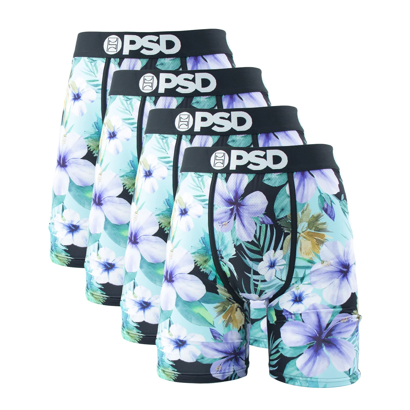 กางเกงในบ็อกเซอร์เซ็กซี่สำหรับผู้ชาย4ชิ้นกางเกงในพิมพ์ลายกางเกงแฟชั่นกางเกงในสำหรับผู้ชายชุดชั้นในระบายอากาศได้สำหรับกางเกงนักมวยชายฤดูร้อน