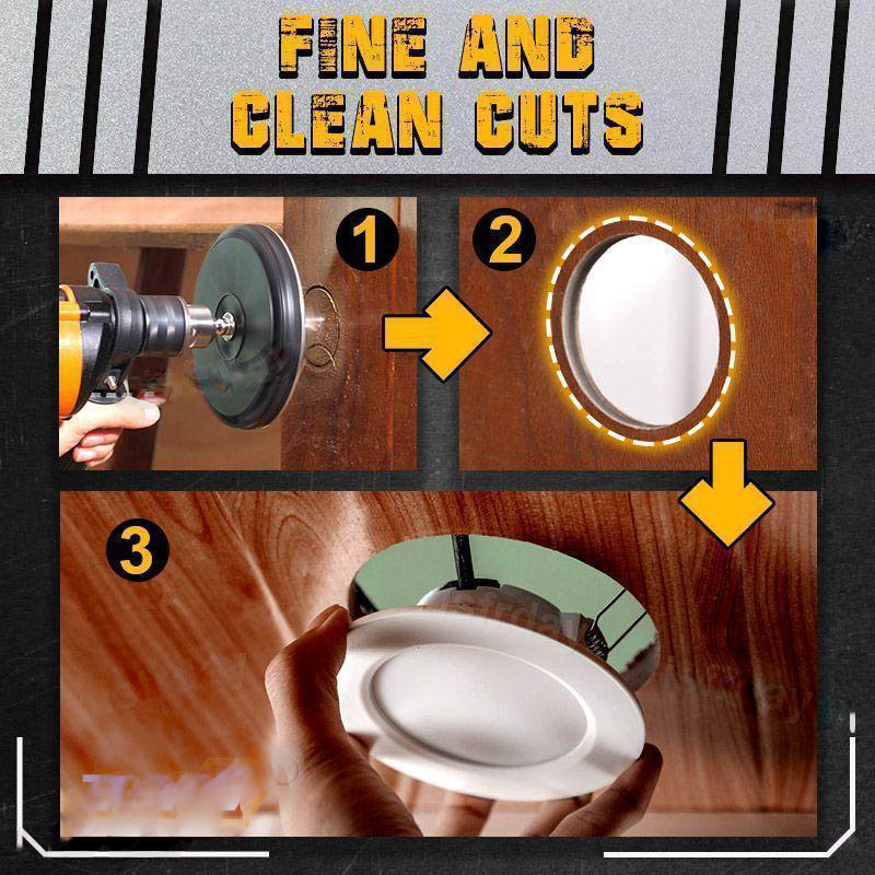 Serra de perfuração ajustável E901 Ah 45-130 I 5978000   Funciona de montagem interna e para serrar vários diâmetros durante a remodelação