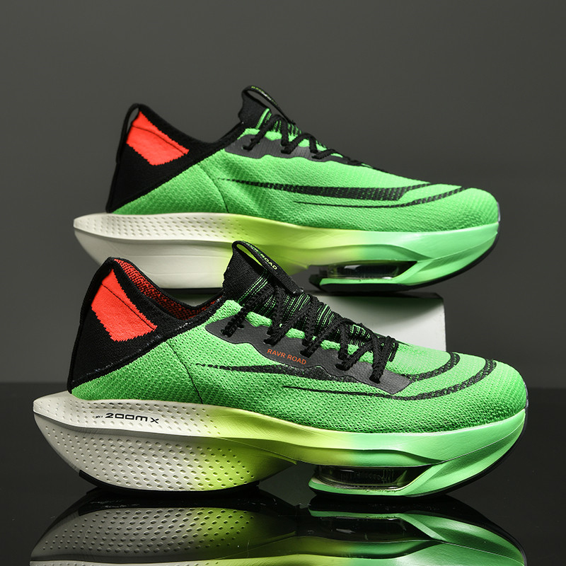 Marathon Air Cushion รองเท้าวิ่งชายรองเท้า Breathable กีฬามาราธอนน้ําหนักรองเท้าผ้าใบผู้หญิงสบายกีฬาการฝึกอบรม