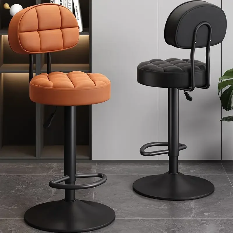 Bar chairs, high legged stools, adjustable backrests, rotating bar stools, homecash register counters, coffee chairs