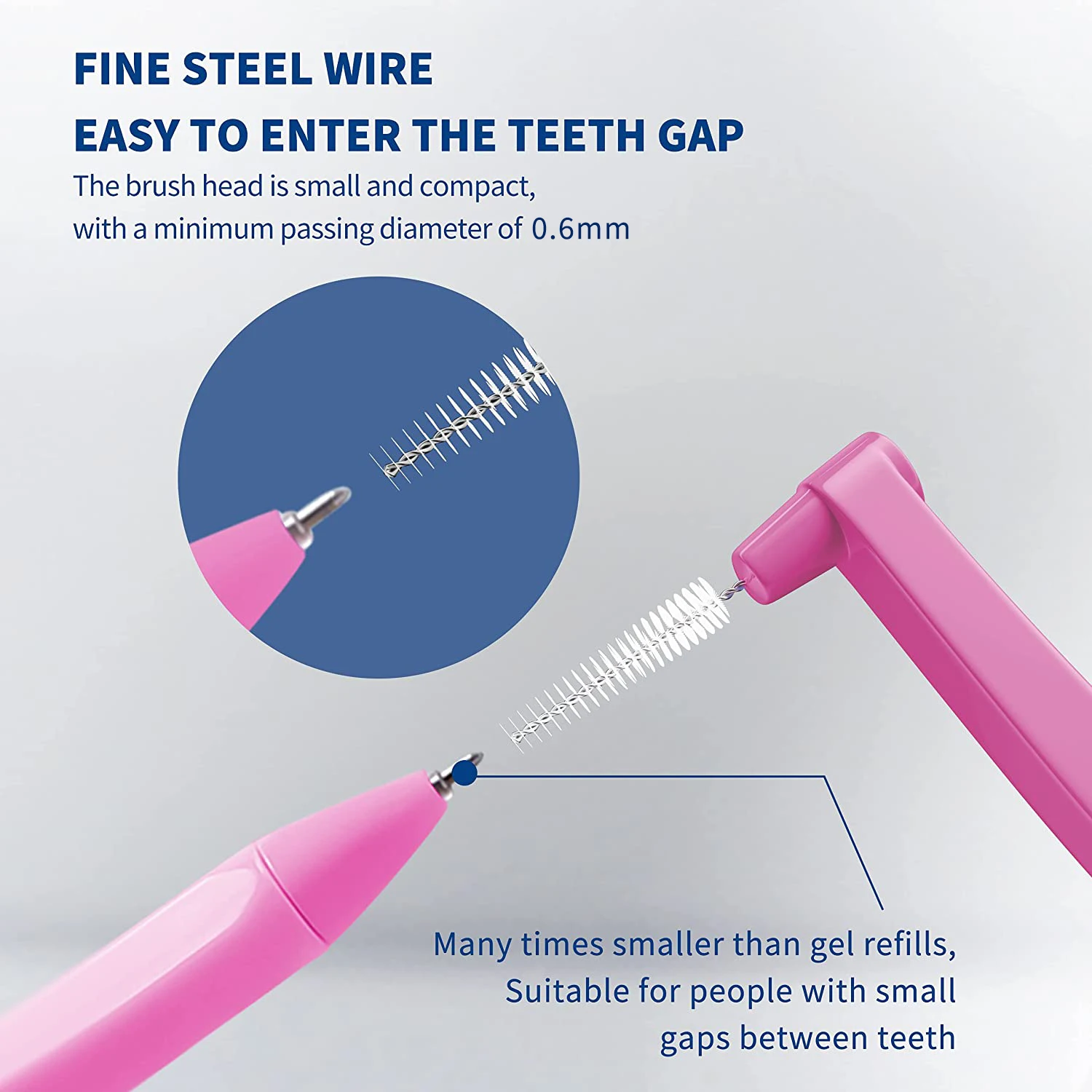 20/60 Chiếc Bàn Chải Kẽ Răng Cho Răng Chỉnh Nha Sạch Giữa Răng Mini Bàn Chải Đánh Răng Liên Bàn Chải Răng Nẹp Dụng Cụ Vệ Sinh Làm Sạch