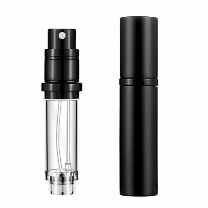 5ml Mini Portable Perfume Spray Liquid Container Can Be Refilled with Cosmetic Travel Aluminum Spray Empty Bottles Sub-bottling