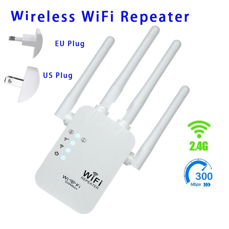 Amplificador de señal repetidor WiFi de 300/1200Mbps extensor WIFI DualBand 2,4G 5G amplificador de señal WI-FI amplificador de comunicación celular