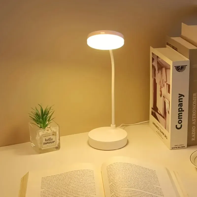LED-tafellampen 3 niveaus dimbare draadloze led-bureaulamp Touch-nachtlampje USB oplaadbare aanraaklamp voor kamerstudiekantoor