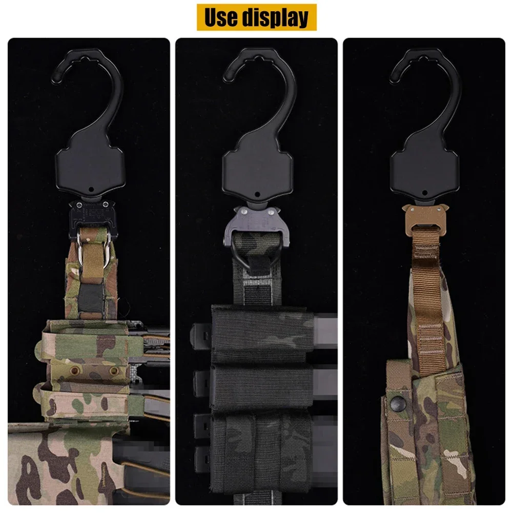 น้ําหนักเบาการล่าสัตว์แขวนสําหรับ Cobra-Buckle เข็มขัดผู้ชายเข็มขัด Hang Closet จอแสดงผล Quick Deployment Girdle แขวนอุปกรณ์เสริม