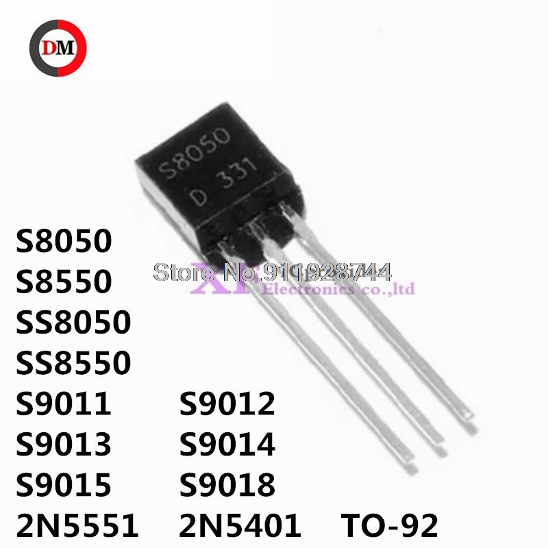 100 St��ck neues Original s8050 s8550 ss8050 ss8550 s9011 s9012 s9013 s9014 s9015 s9018 2 n5551 2 n5401