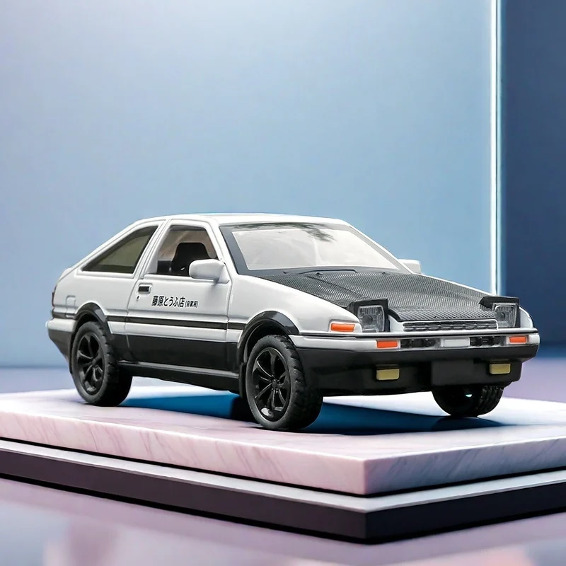 1:32 Symulacja AE86 Metal Alloy Toy Car Diecasts Toy Vehicles Decoration Model Miniature Christmas Gift Toys For Children Boy
