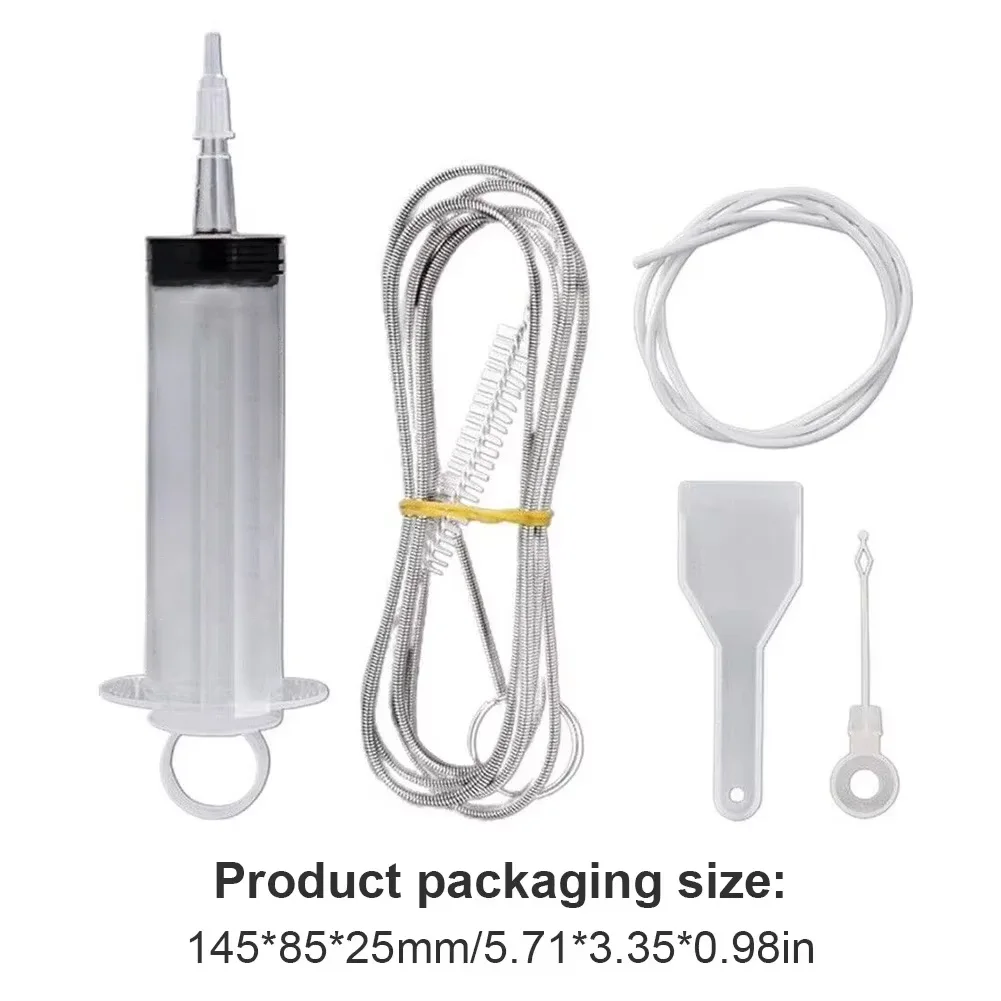 5 stücke Kühlschrank Bagger Kit Flexible Kühlschrank Peeling Pinsel Wiederverwendbare Kühlschrank Ablauf Loch Bagger Entferner Reinigung Spritze Schaufel