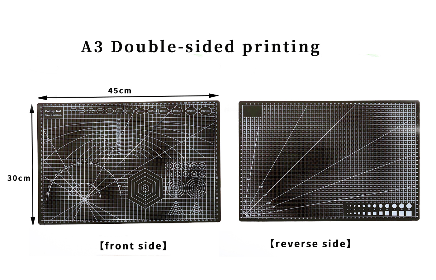 A3 PVC Cutting Mat double Side Cut Pad for crafts cutting table Card cutter DIY Knife Engraving Leather Cutting Board 123