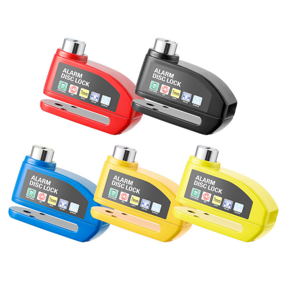 Motorfiets Fietsvergrendeling Alarm Fietsslot Bescherming Aluminium Antidiefstal Schijfremslot Moto Accessoires