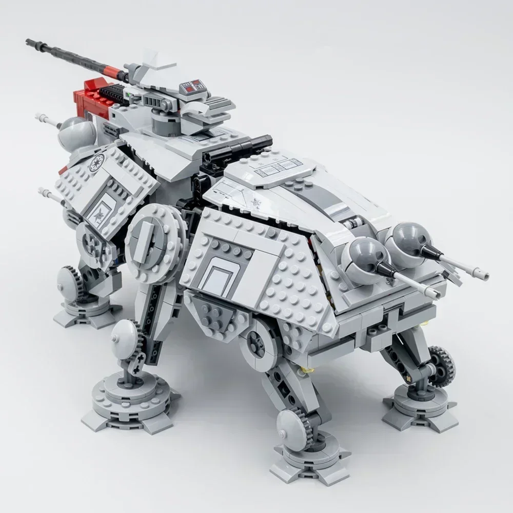 Aliens MOC-AT-Robot Galaxy Space Heavy TE-Droid-Walkers Space-Battle Fighters Model Building Blocks Bricks Toy Gift Boys