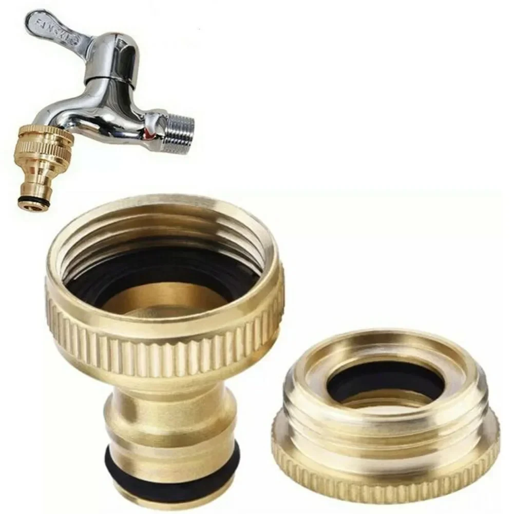 Hochdruckreiniger-Schlauchadapter, Messingschlauch, Wasserhahn-Anschluss, 3/4 Zoll, 1/2 Zoll Gewinde, Garten-Wasserrohr, Adapter, FITTING, Bewässerungsausrüstung