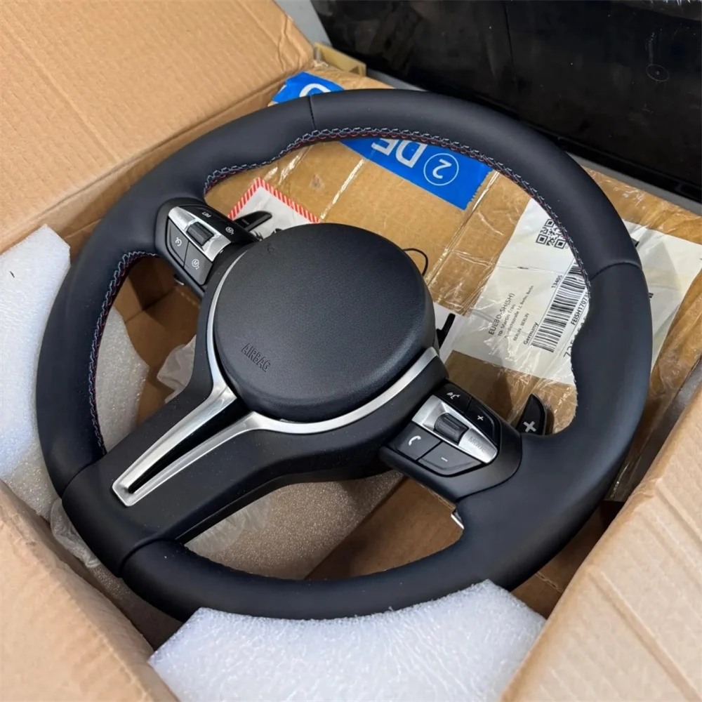 Volante serie M para BMW F10 F11 F20 F21 F30 F31 F34 F32 F33 F36 F22 F23 F46 M3 M6, accesorios para volante de coche
