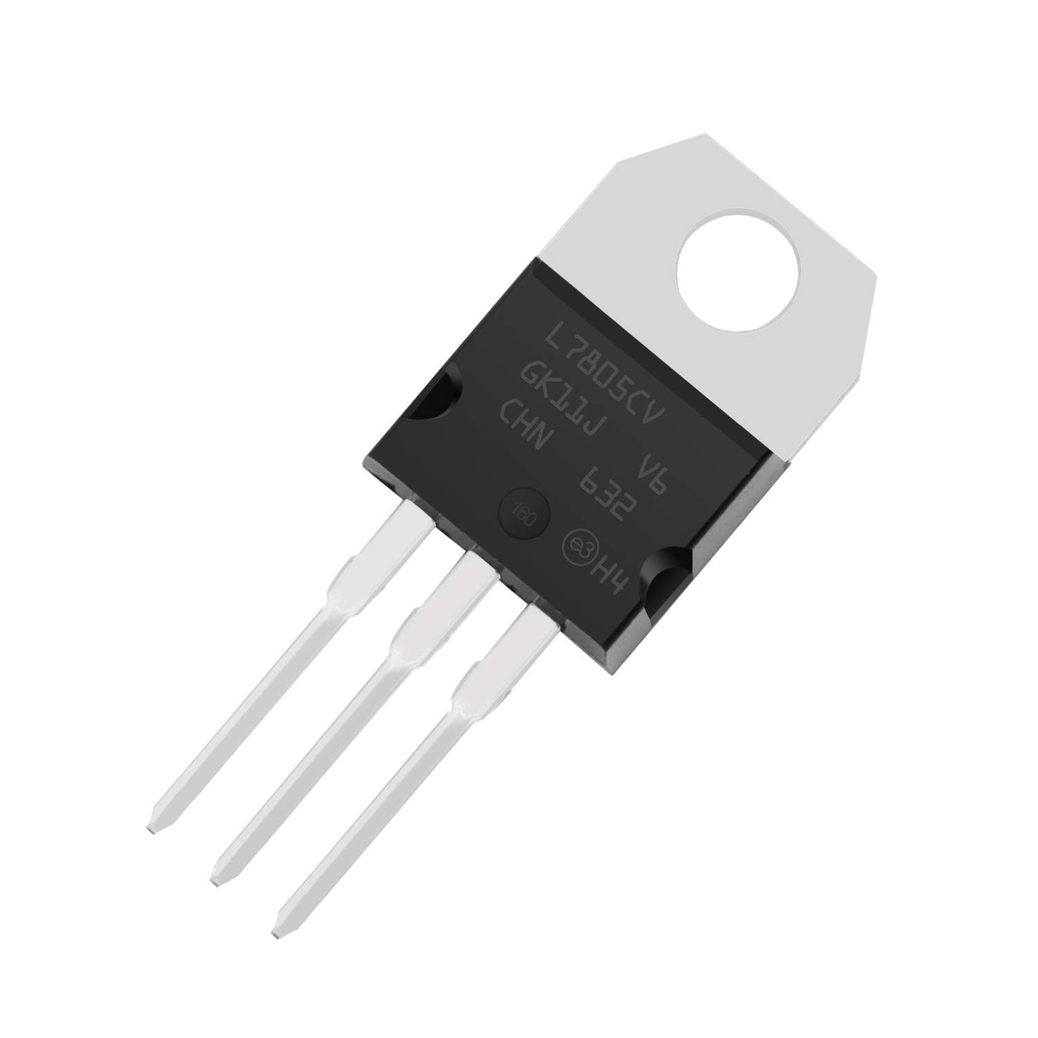 5PCS IC L7805CV Voltage Regulator Output 5 V 1.5 A Integrated Circuits L7805 Positive Regulators TO-220 Regulator Transistor