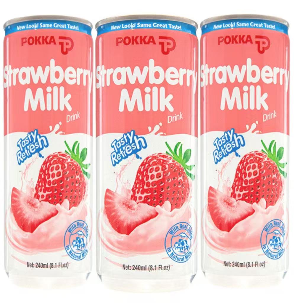 Pokka Strawberry Milk 240ml*3
