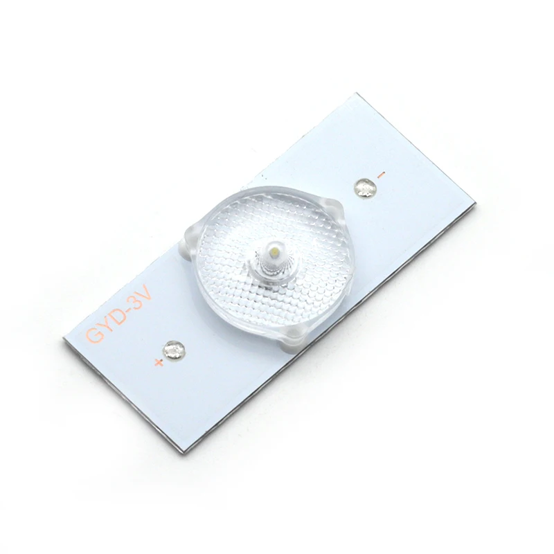 10 Chiếc 3V SMD Hạt Đèn Với Ống Kính Quang Học Fliter Cho 32-65 Inch LED Sửa Chữa