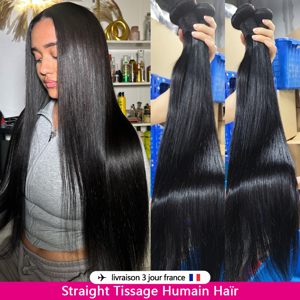 12a feixes de cabelo humano em linha reta 26 26 26 Polegada pacotes 100% cabelo humano tecer brasileiro pacotes de cabelo cru 100% cabelo humano à venda folga yocywtu ali express feixes de cabelo humano entrega 3 dias frança