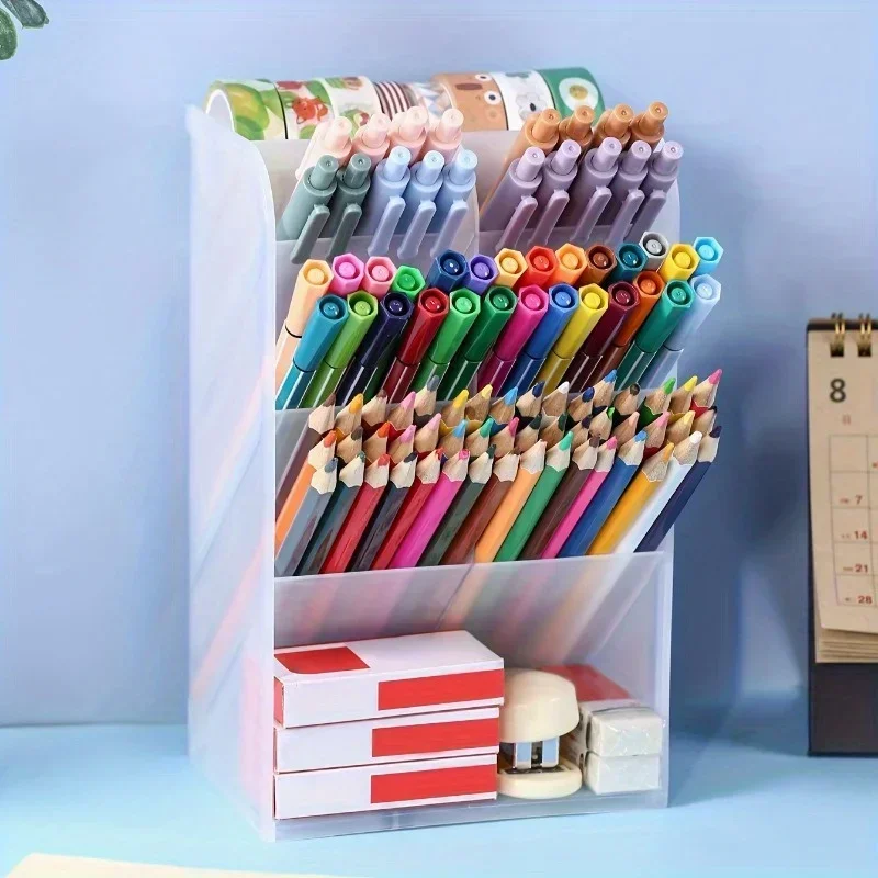 Stifthalter, Bleistift-Organizer, Stift-Organizer, Stifthalter, Schreibtisch-Organizer, Schreibwaren-Halter, Bleistift-Tablett, Stift-Organizer