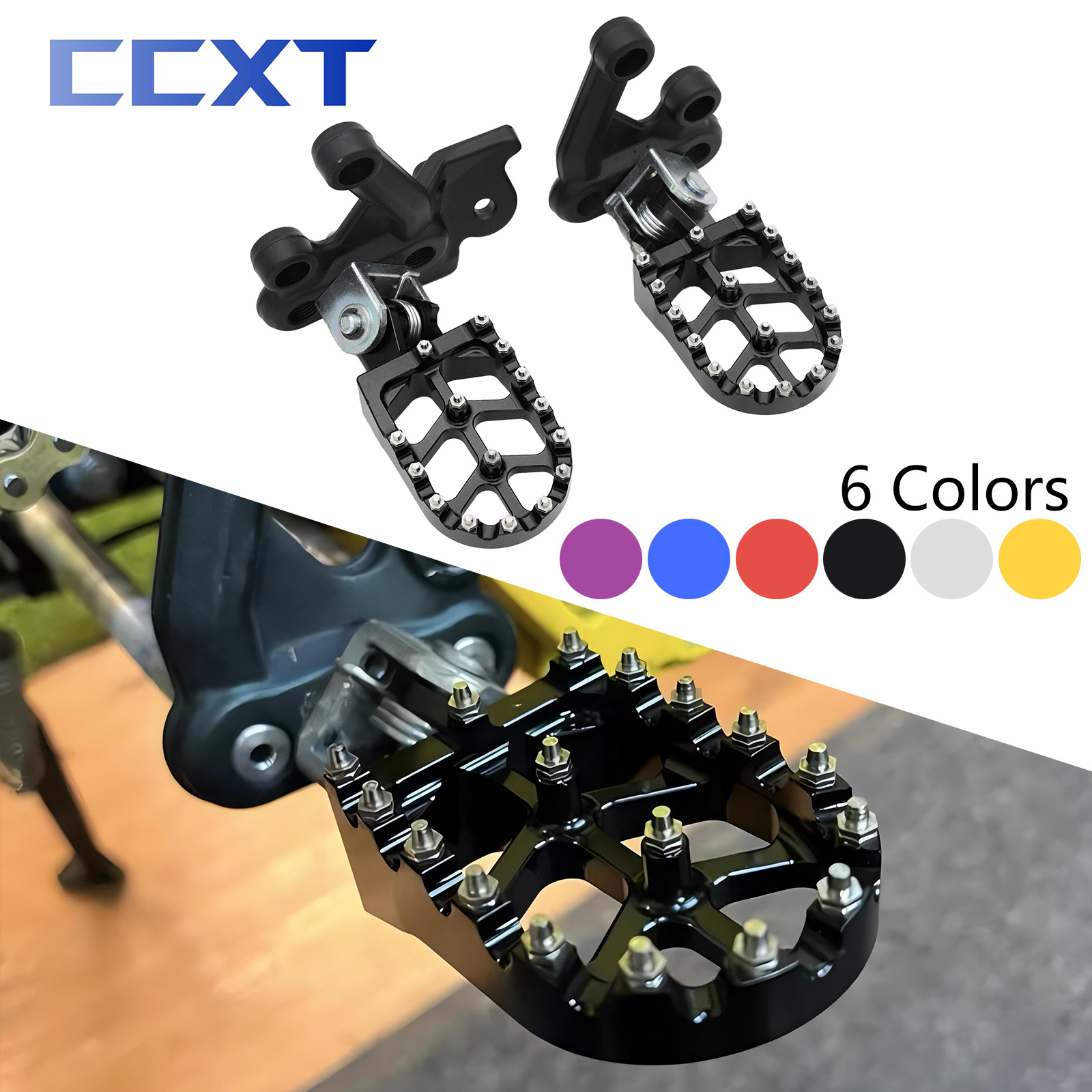 Алюминиевые подножки с ЧПУ для мотоцикла, подножки для педалей, кронштейн для Sur-Ron Sur RON Light Bee X и Light Bee S, электрический велосипед