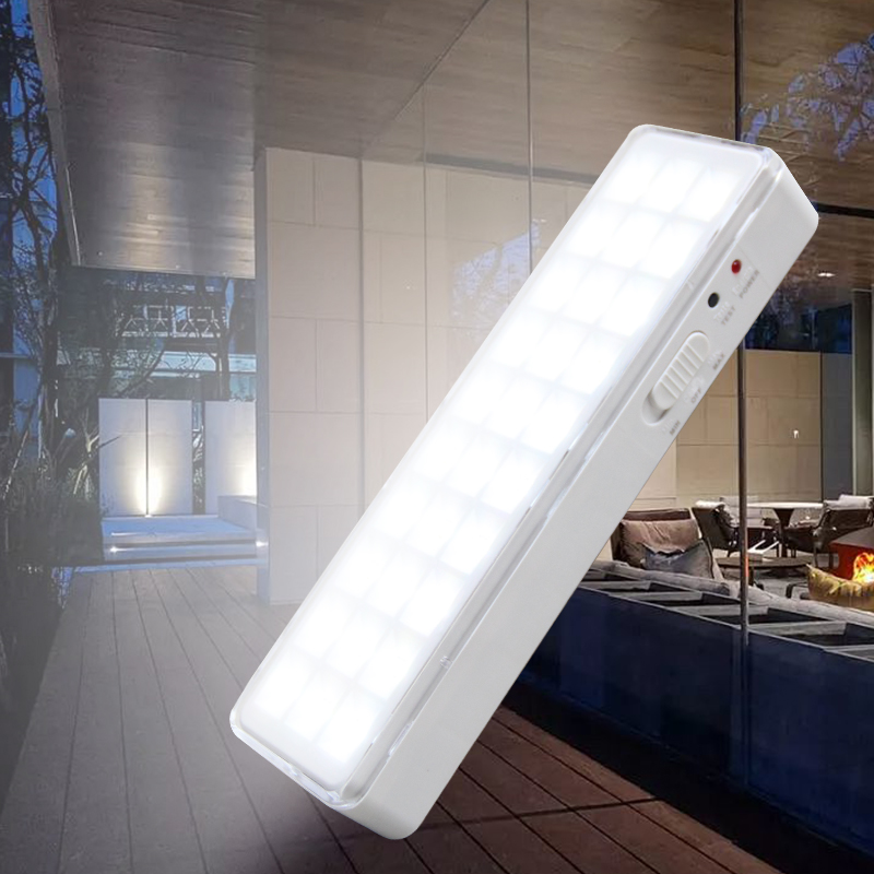 Luz de emergência led recarregável portátil lâmpadas de combate a incêndio interior fixado na parede luzes para casa 30leds lâmpada de saída lanterna de acampamento