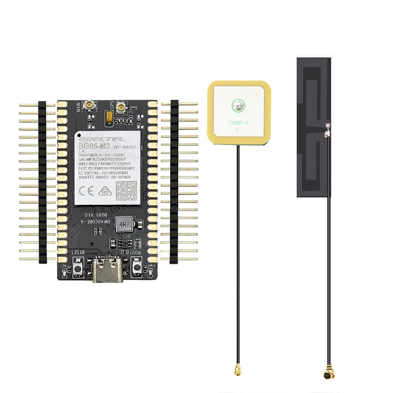 QUECTEL BG95-M3 LPWA GSM NBIOT CATM módulo Global receptor GNSS 40PIN OUT PCBA tipo C Mini placa de desarrollo con ranura para tarjeta SIM