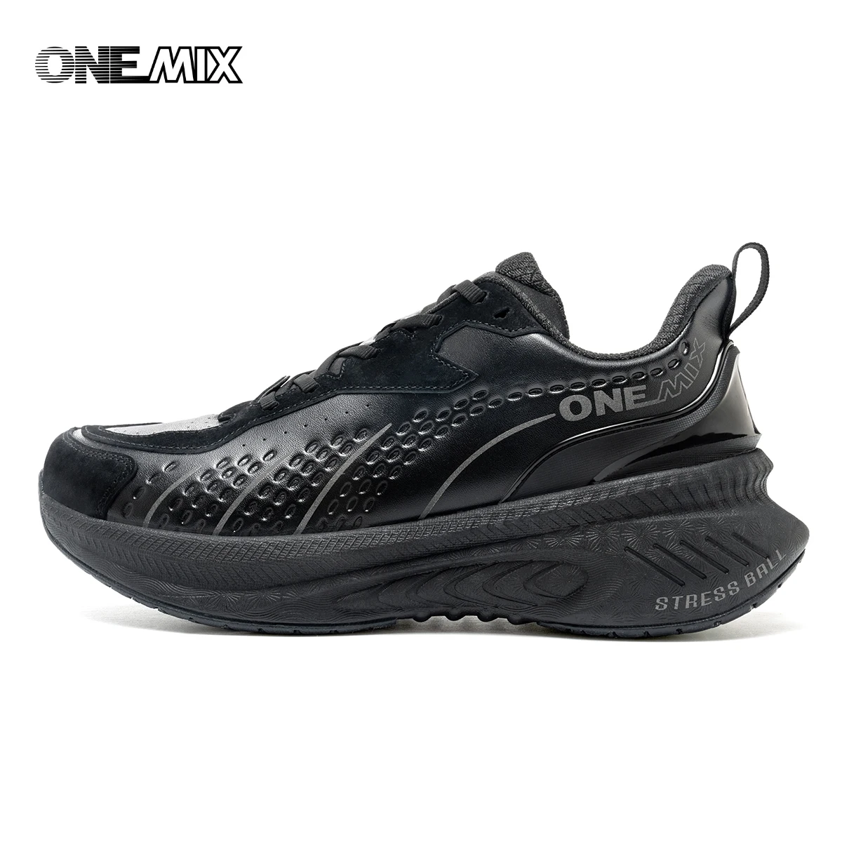 ONEMIX 2025, Winter-Training, Laufschuhe für Herren, Sportschuhe, Leder, warm, verschleißfest, weibliche Jogging-Schuhe, Wanderschuhe