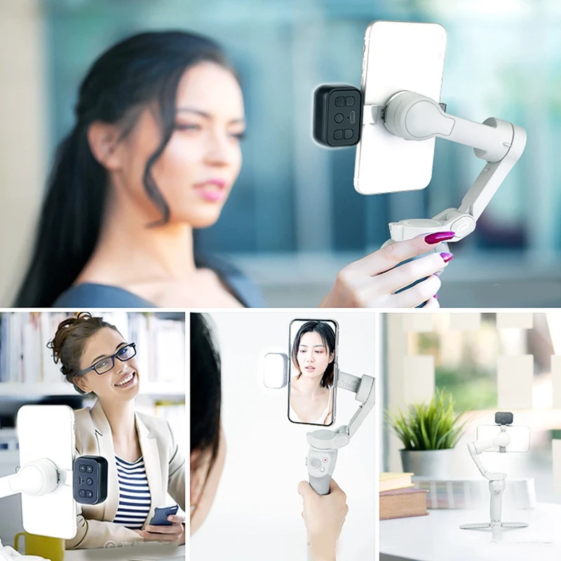 1 Set ABS For DJI Feiyu Handheld Stabilizer Fill Light Mini Multi-Function Beauty Light Outside Shooting Live Light
