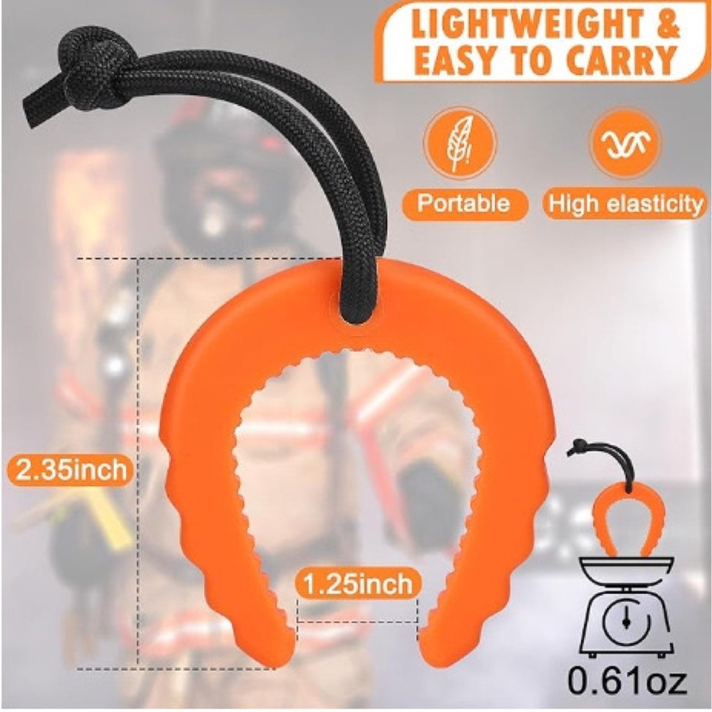 Nieuwe rubberen deurstoring brandweerman uitrusting wig rubberen deurstopper deurstop alarmdeur