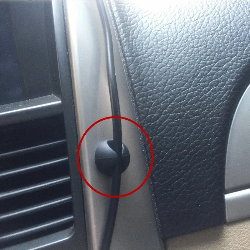 Accesorios para coche, Cable de carga, Base de Cable de mesa, cargador, organizador de enredos, Clip de fijación de mesa para Cable de auriculares, 5/10/20 piezas